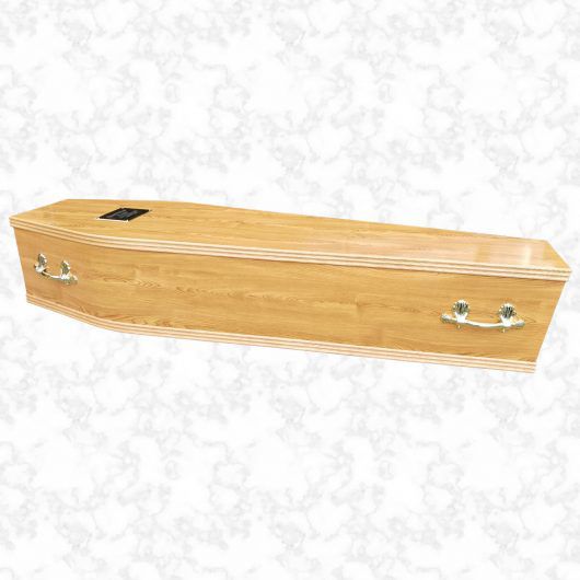 Classic Light Veneer Casket – main view
